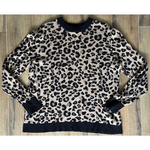 Ava & Viv Animal Print Sweater - Picture 1 of 8